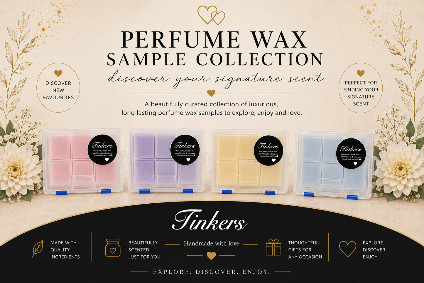Perfume fragrance sample collection (any 2 for £10 mix and match)