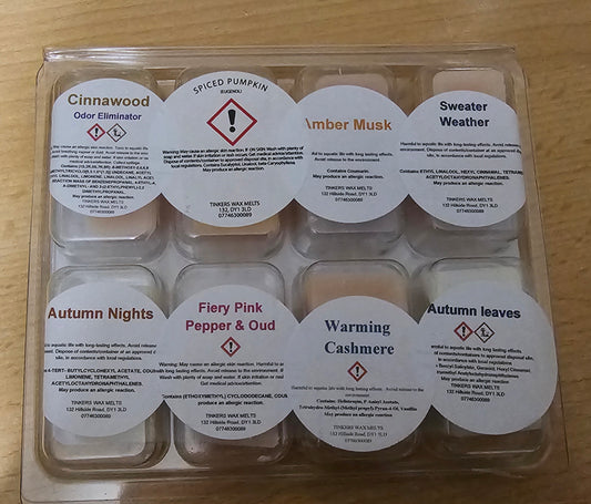 Autumn fragrances sample collection (any 2 for £10 mix and match)