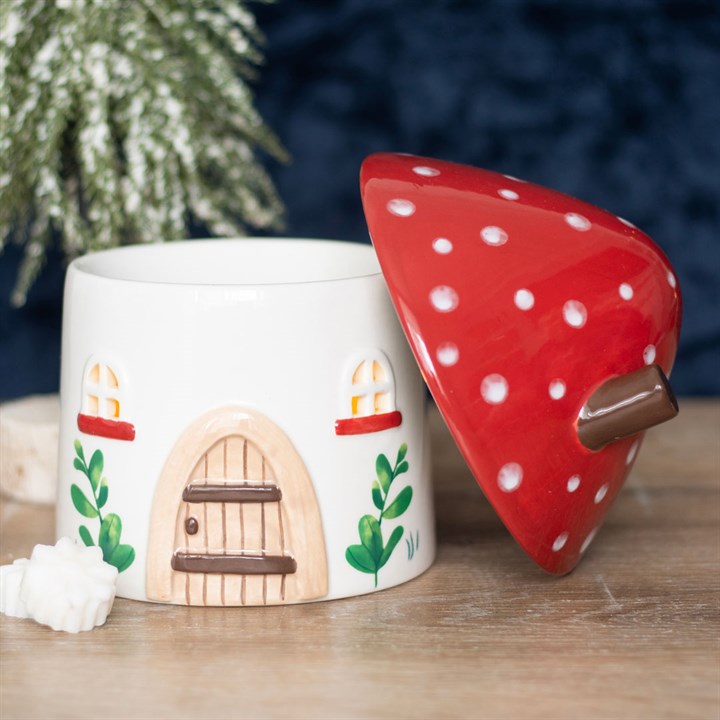Mushroom house wax/oil burner