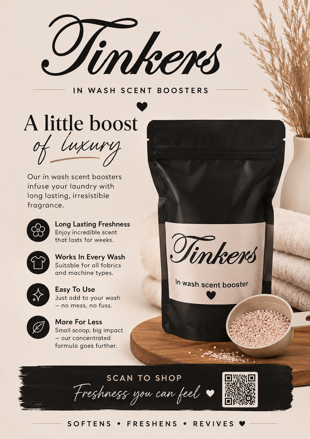 In- wash scent booster