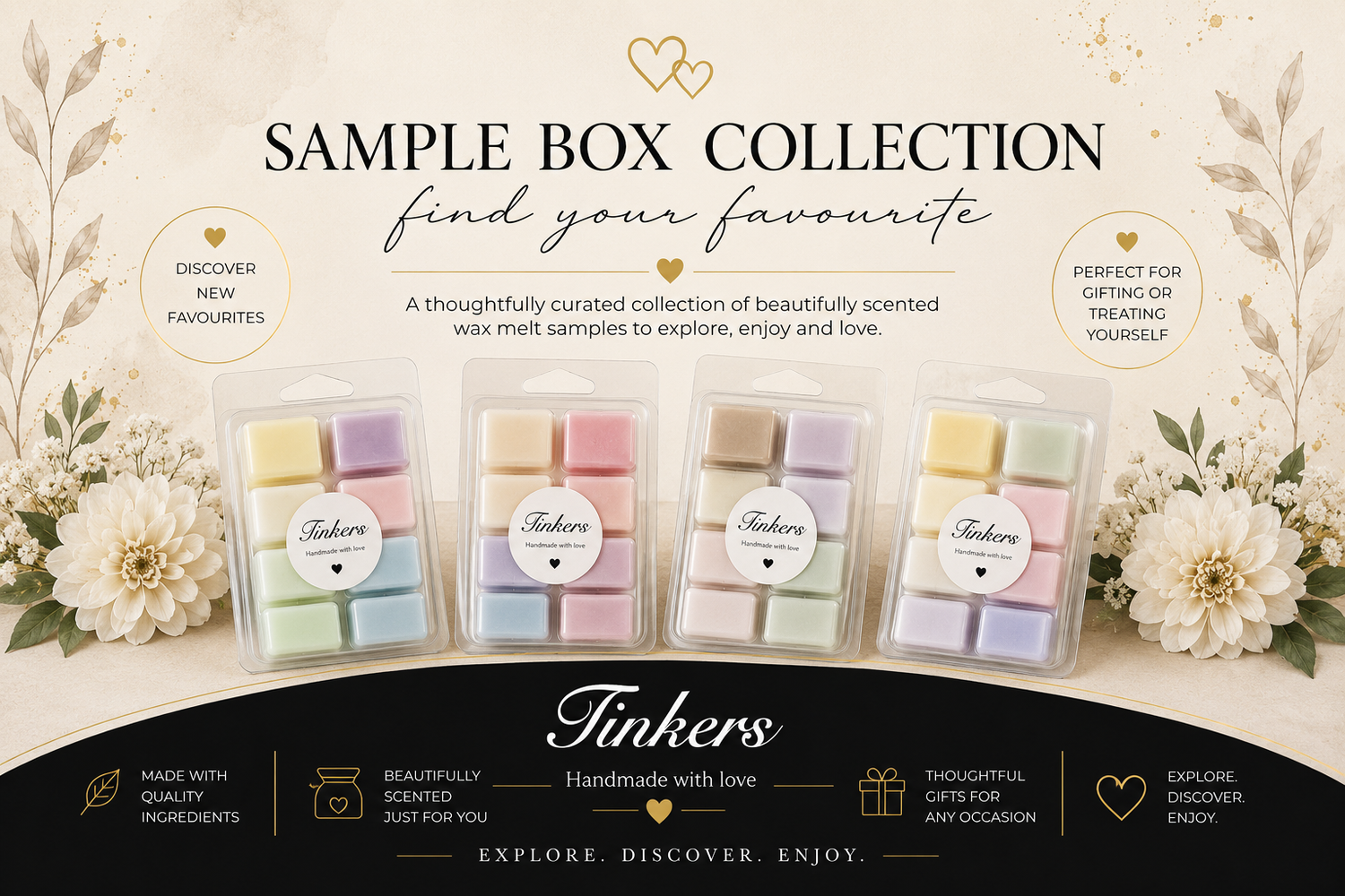 Wax sample boxes