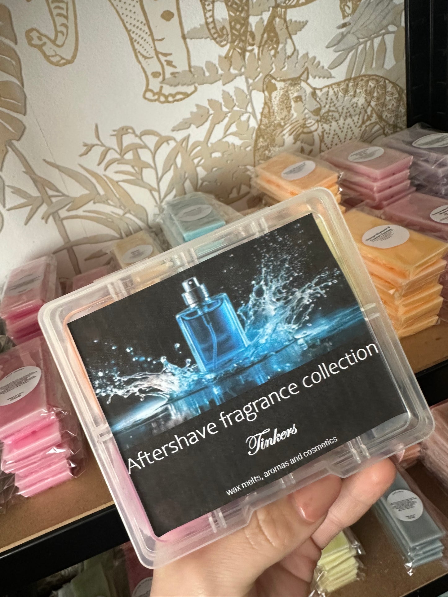 Aftershave fragrance sample collection