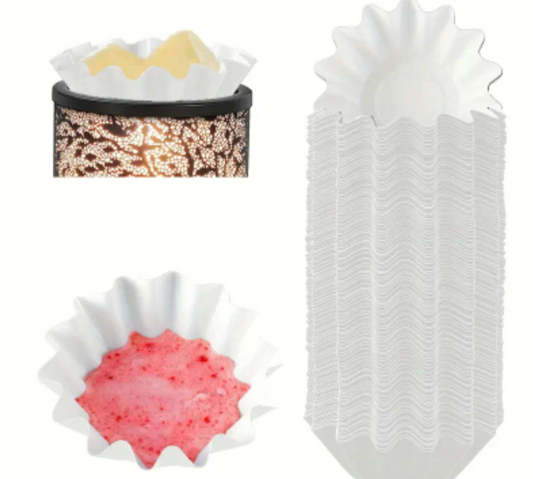 Wax melt liners for burners