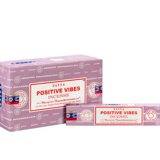 Positive vibes incense sticks by satya