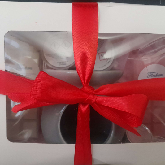 Tealight burner gift set