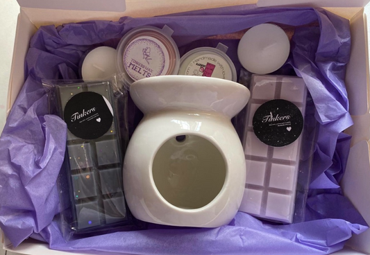 Tealight burner gift set