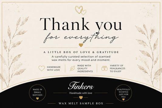 Thankyou Wax Sample box perfect for a gift (any 2 for £10 mix and match)