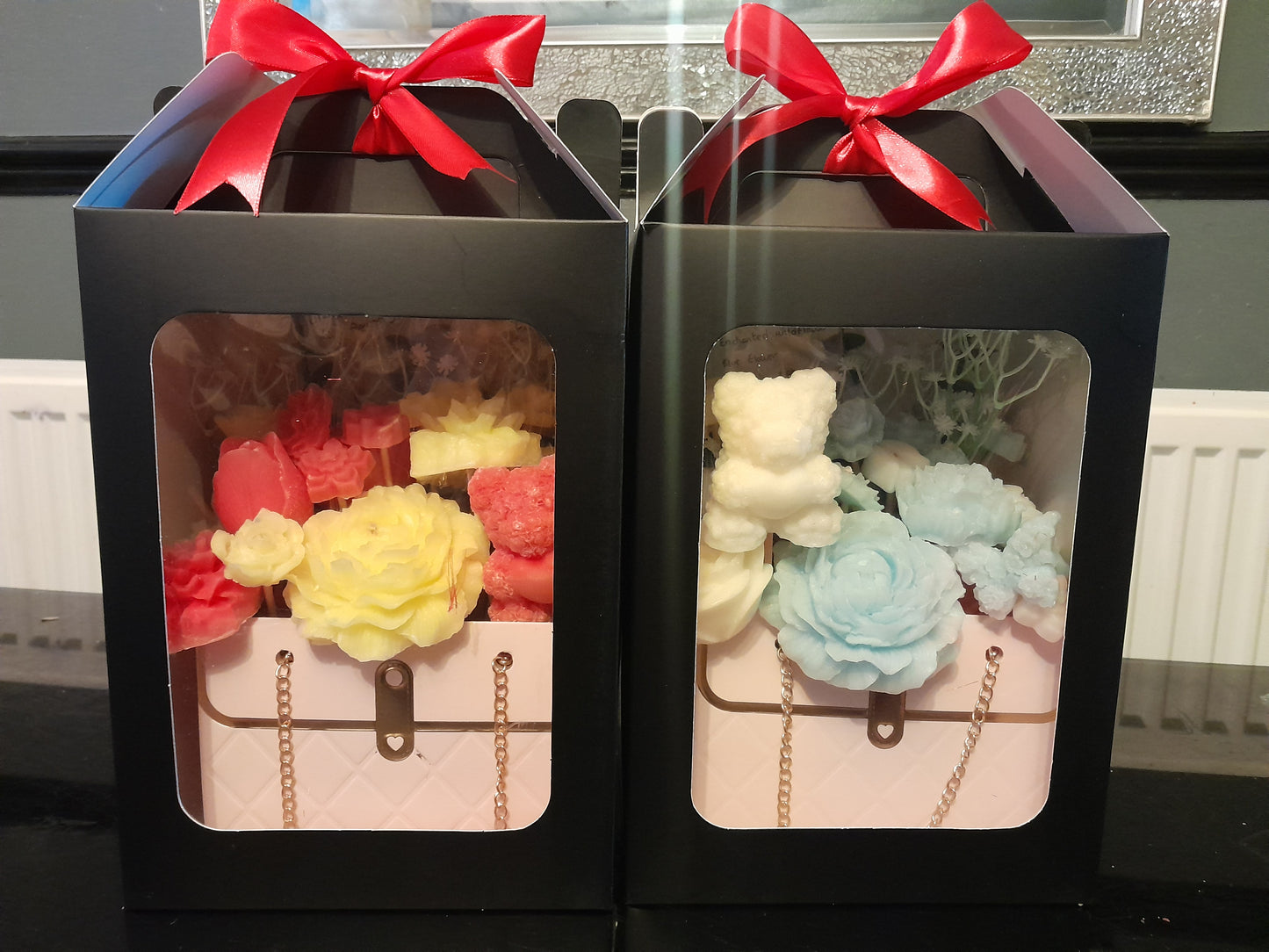 Wax bouquet- boxed -local delivery or collection only...3 day turnaround