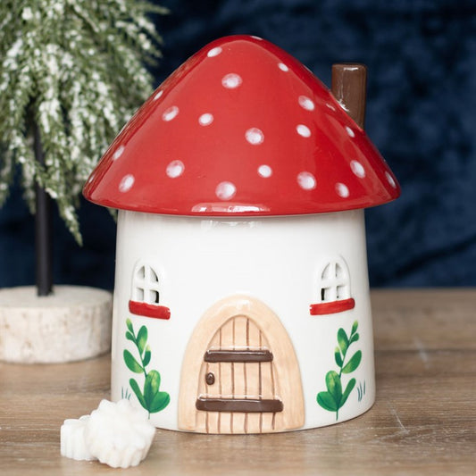 Mushroom house wax/oil burner