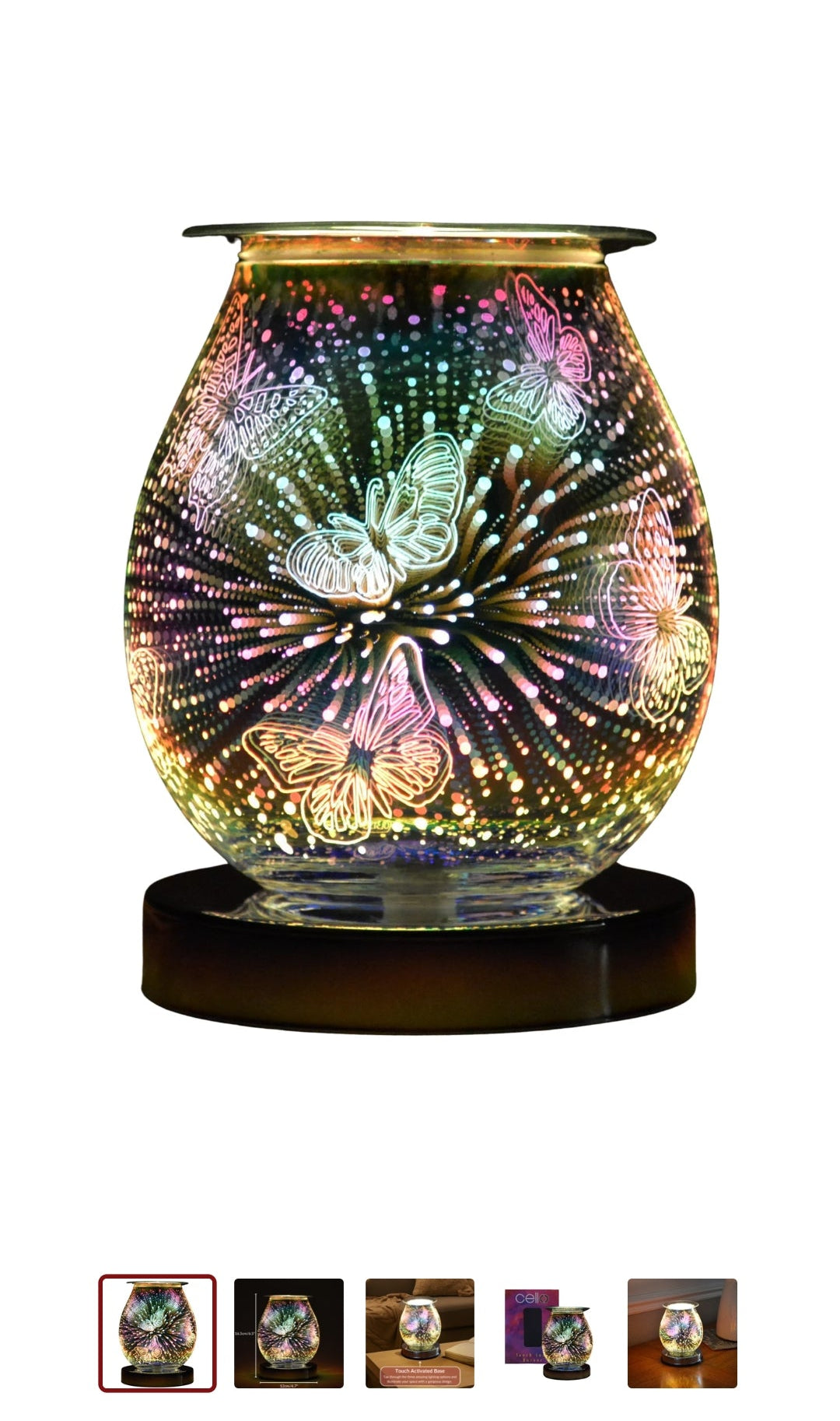 3D TOUCH ELECTRIC-WAX BURNER-BUTTERFLY