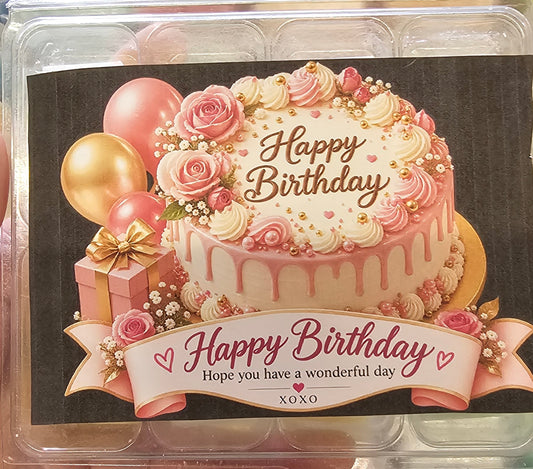 Happy Birthday Wax Sample box perfect for a gift (any 2 for £10 mix and match)