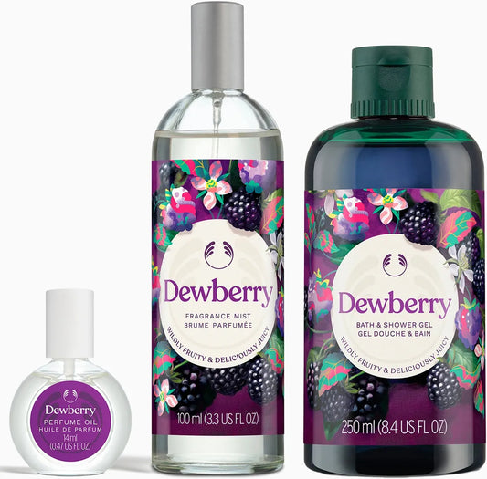 THE BODY SHOP DEWBERRY.All available products available from this link.