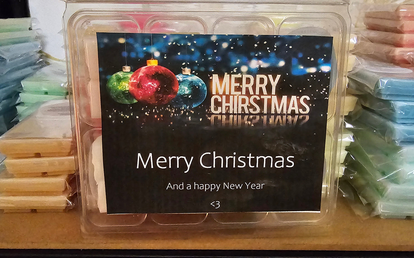 Merry christmas wax sample fragrance collection